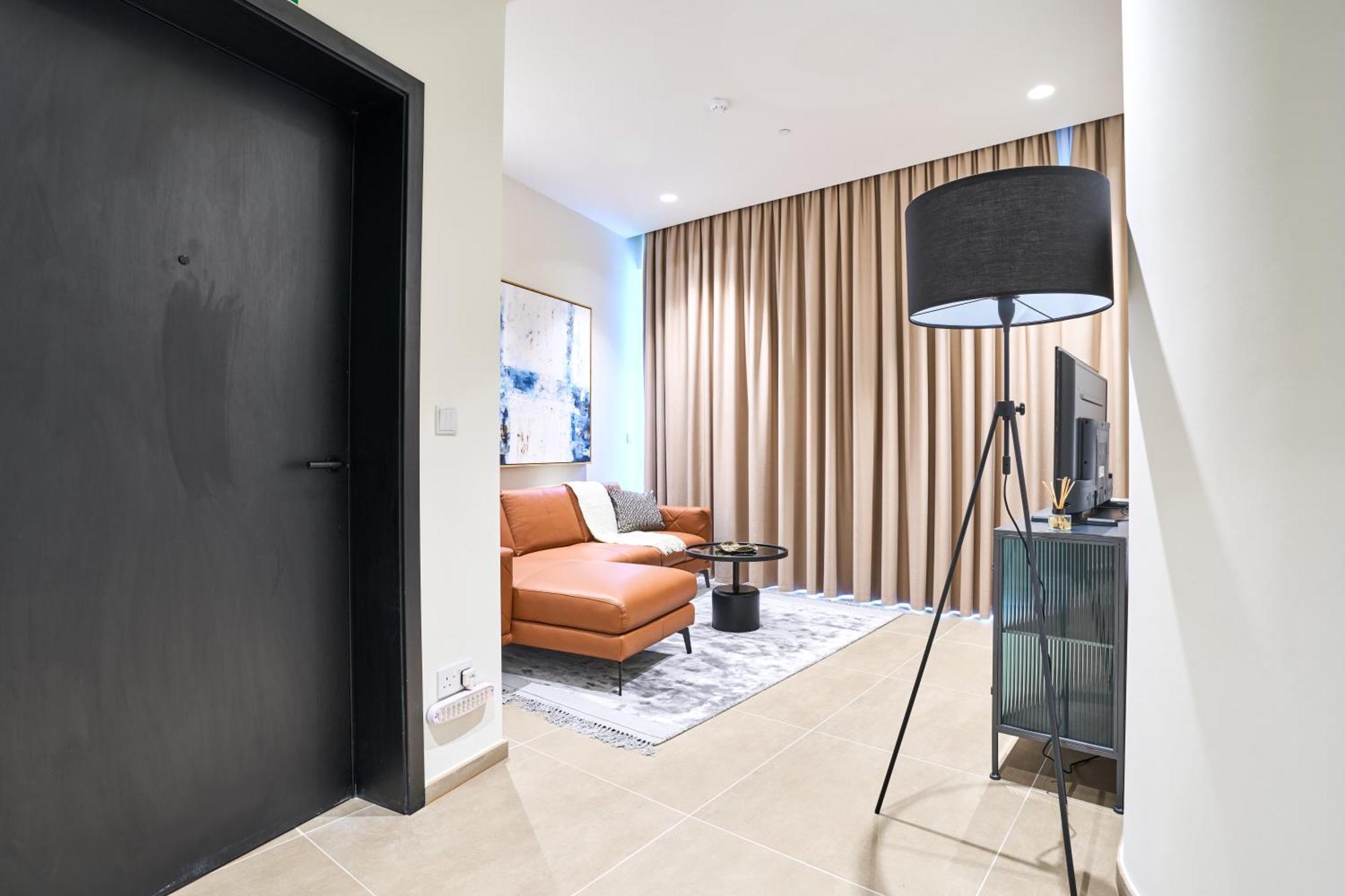 Cosy One-bedroom In Mercury Tower By Zaha Hadid Апартаменты Сент Джулианс